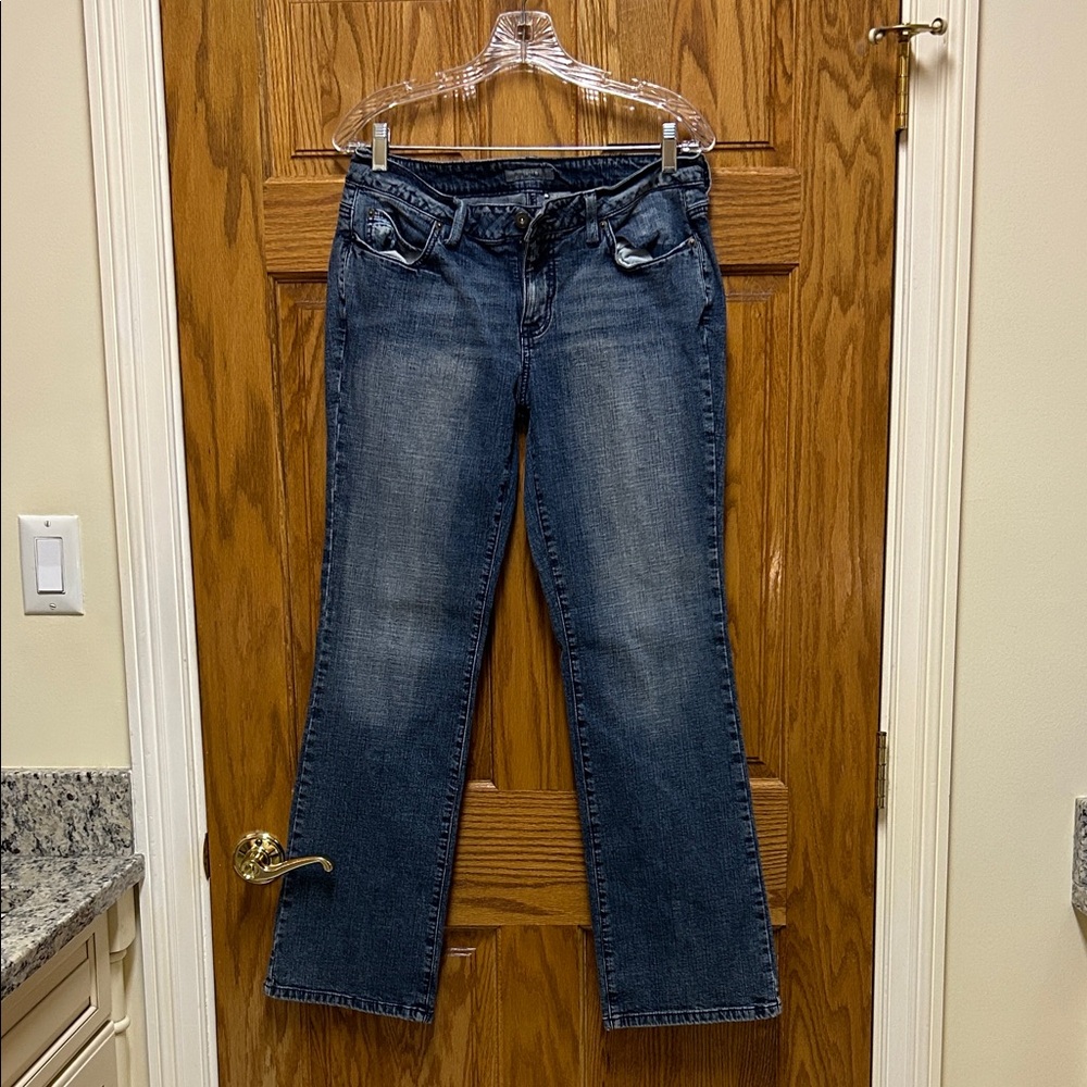 Apt. 9 Women's Straight Leg Jeans - Dark Blue